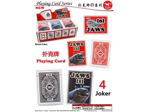 PLC181 KIJO Jaws Playing Card