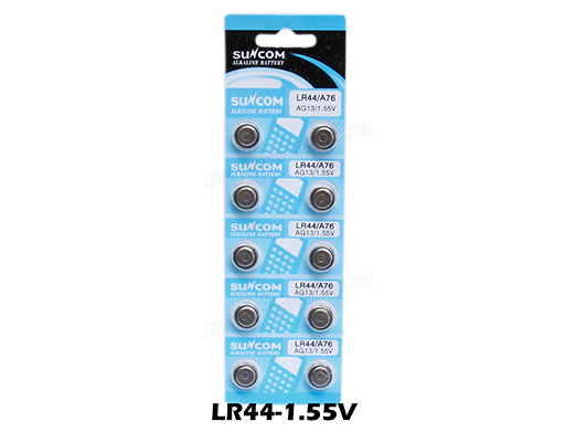 LR44-1.55V Suncom Alkaline Battery 