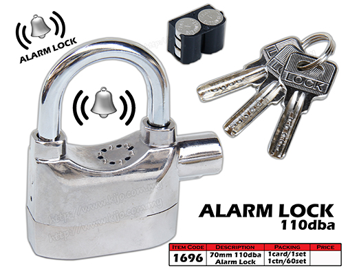 1696 70mm 110dba Alarm Lock 