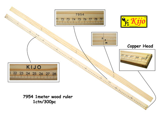 7954 Kijo 1Meter Wood Ruler