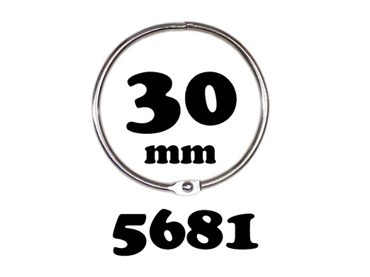 5681 30mm Card Ring or Book Ring 